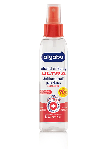 [15635] ALCOHOL ULTRA SPRAY c/GLICERINA 125ML- ALGABO 6040912