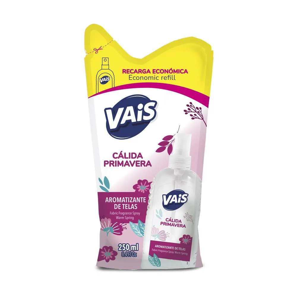 [15659] VAIS REPUESTO AROMATIZANTE TELAS PRIMAVERA SPRAY 250 - ALGABO 6010459