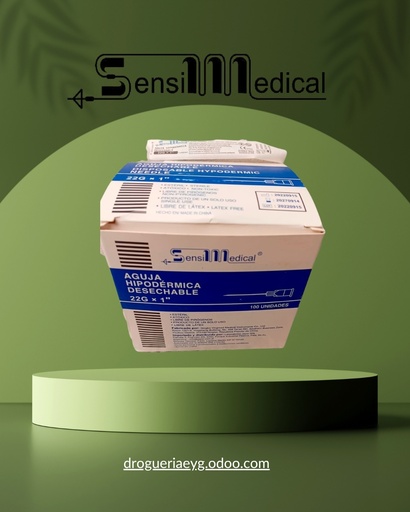 [16000] AGUJAS 25/7 (22Gx1") x 100 - SENSI MEDICAL