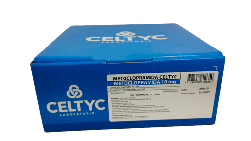 [16008] METOCLOPRAMIDA AMP 10 mg - CELTYC