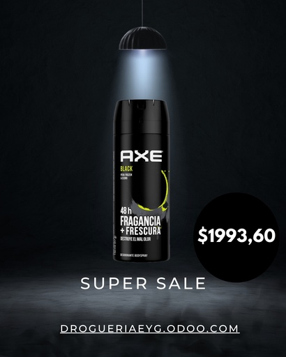 [10012]  AXE BLACK x 150ml  