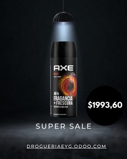 [10014]  AXE MUSK x 150ml