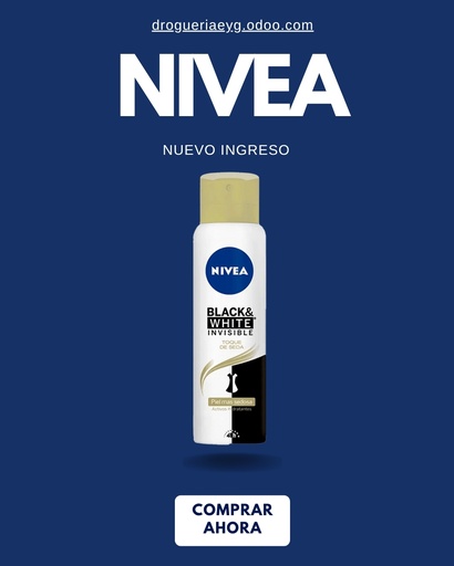 [16021] NIVEA BLACK & WITHE INVISIBLE TOQUE DE SEDA  150ml 