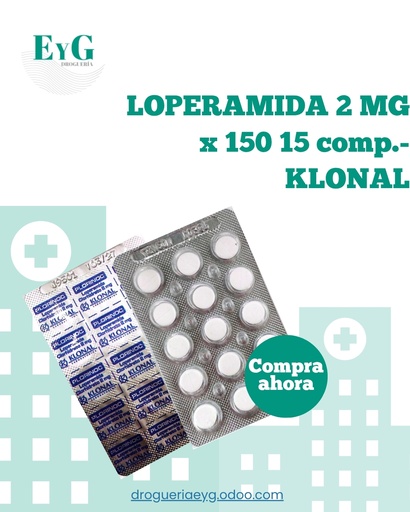 [16026] LOPERAMIDA 2 MG x 15 comp.- KLONAL