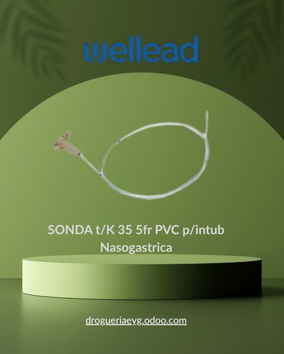 [16030] SONDA t/K 35 5fr PVC p/intub Nasogastrica   - WELLLEAD