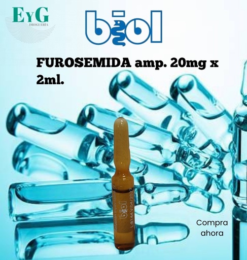 [16060] FUROSEMIDA amp. 20mg x 2ml. - BIOL 