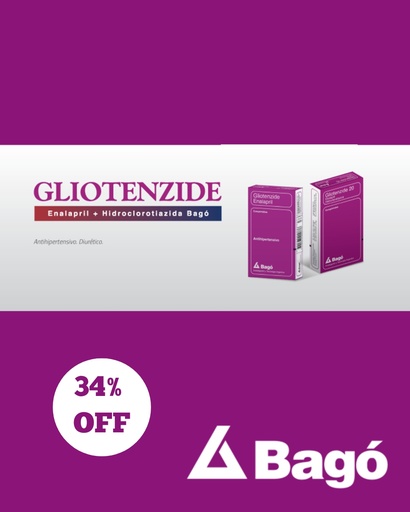 [AB9273] GLIOTENZIDE 10 mg comp.x 30 - Bagó