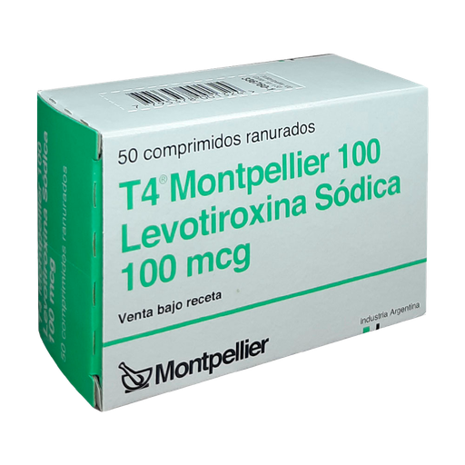 [AB11919] T4 MONTPELLIER 100 - 100 mcg comp.x 50 - Montpellier